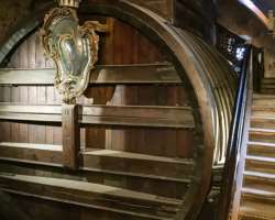 Not only you can find the largest wine barrel in the castle but also it has a dance floor on the top of the barrel. (So, if you want to rock on the to
